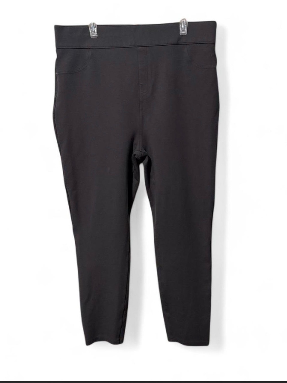 SPANX The Perfect Pant | Pull-On Ponte Slim Ankle Pants Grey Size 3X